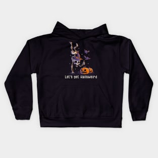 Let’s get Halloweird - Funny Spooky Skull Halloween Kids Hoodie